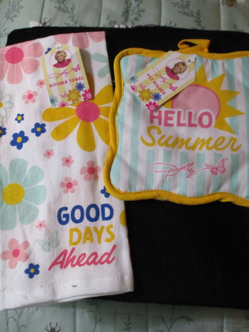Lot of DG Dolly Parton Kitchen Towel & Hotpad 2026 NWT
